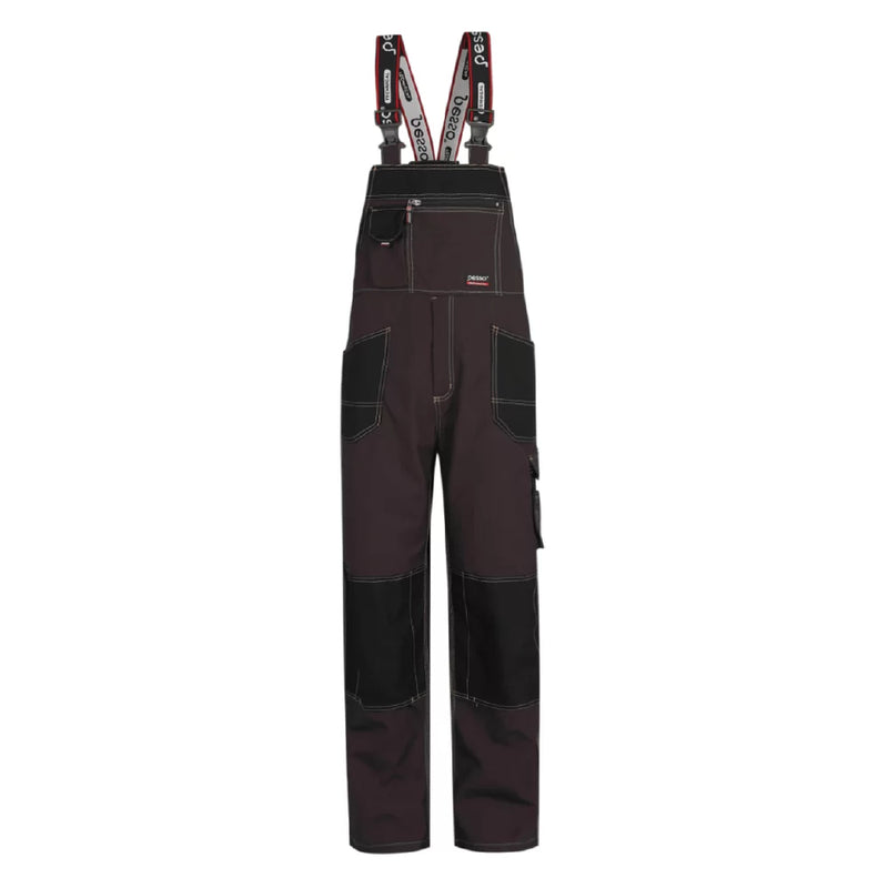 DPRD, WORKWEAR BIBPANTS PESSO, CVC TWILL, BROWN