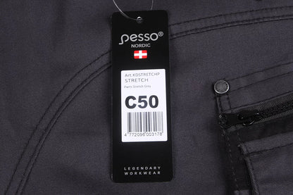 KDSTRETCHP, WORKWEAR TROUSERS PESSO STRETCH, GREY