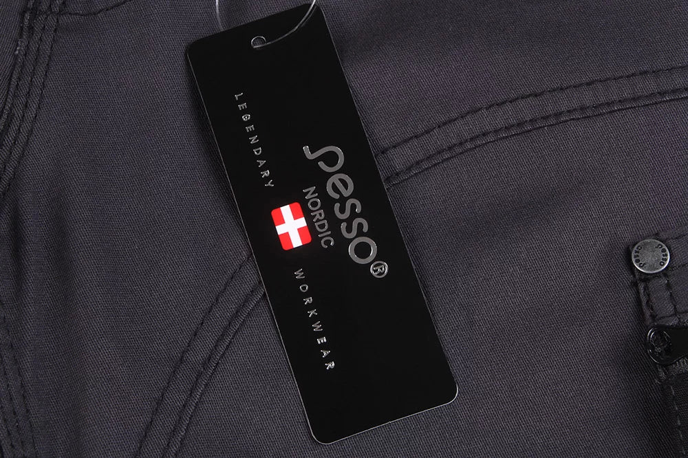 KDSTRETCHP, WORKWEAR TROUSERS PESSO STRETCH, GREY