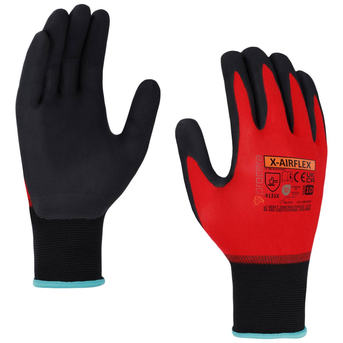 X-AIRFLEX NYLON PROTECTIVE GLOVES