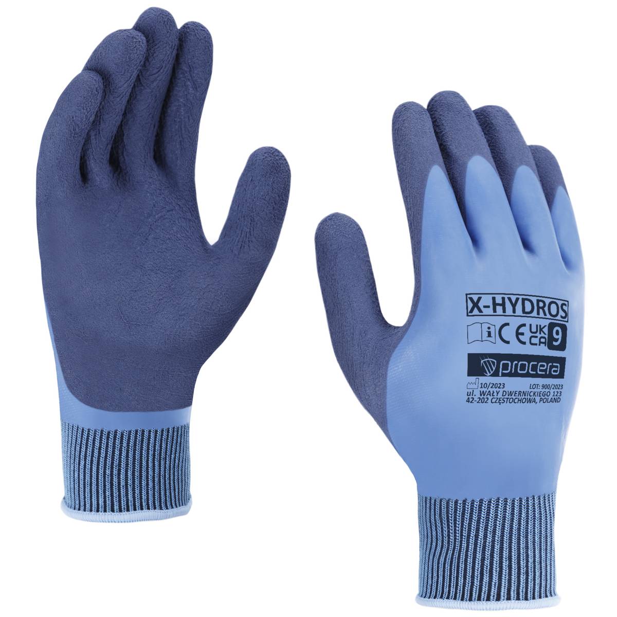 X-HYDROS DOUBLE LATEX-COATED PROTECTIVE GLOVES