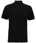 AQ005 Men's super smooth knit polo (Black)