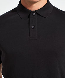 AQ005 Men's super smooth knit polo (Navy)