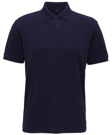 AQ005 Men's super smooth knit polo (Navy)