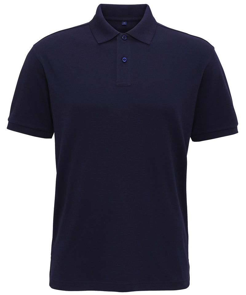 AQ005 Men's super smooth knit polo (Navy)