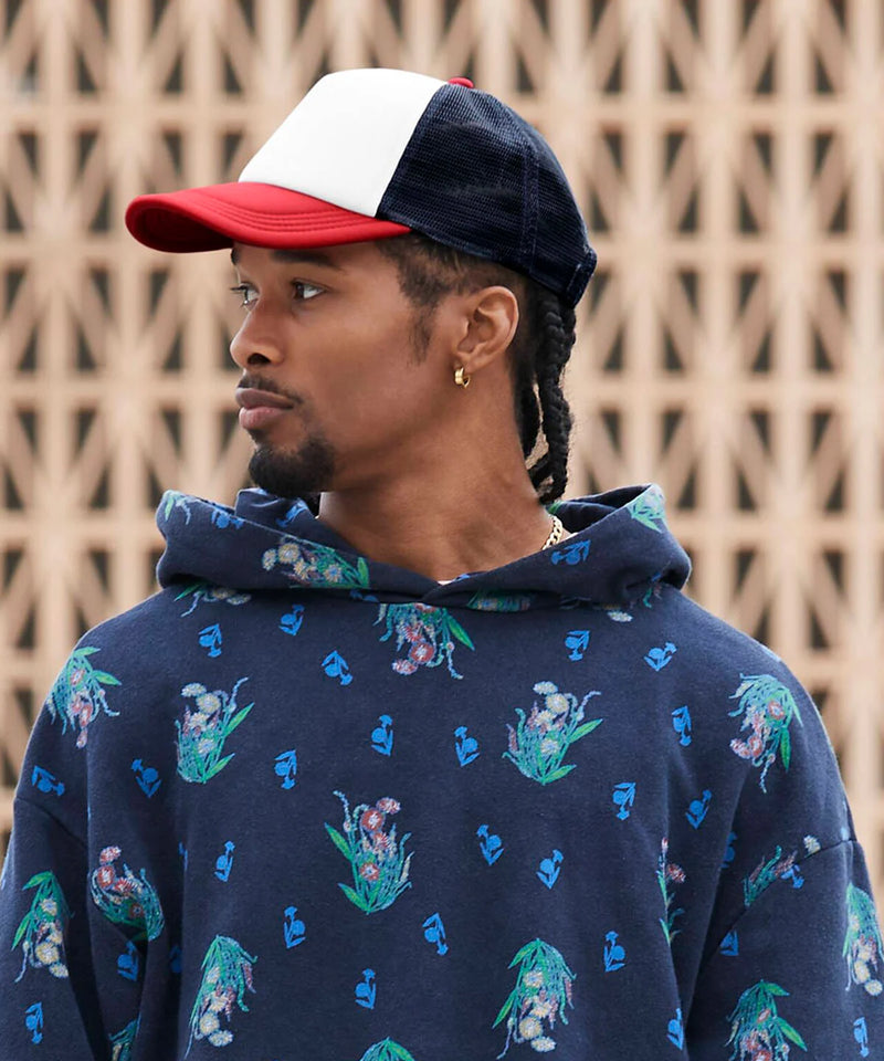 BC639 Retro 5-panel trucker