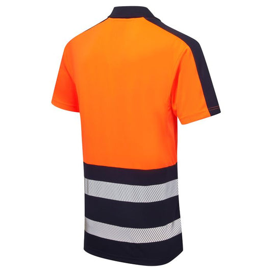 SHV-303D Supertousch Essentials Hi-Vis Eco Coolair Orange Polo Shirt