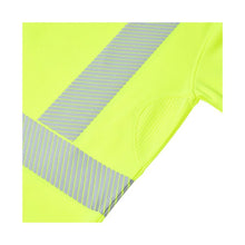 SHV-3054 Essentials Hi-Vis Eco CoolMax Yellow Long Sleeve Polo