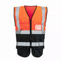 SHV-2568 Supertouch Hi Vis Orange 2 Tone Executive Vest