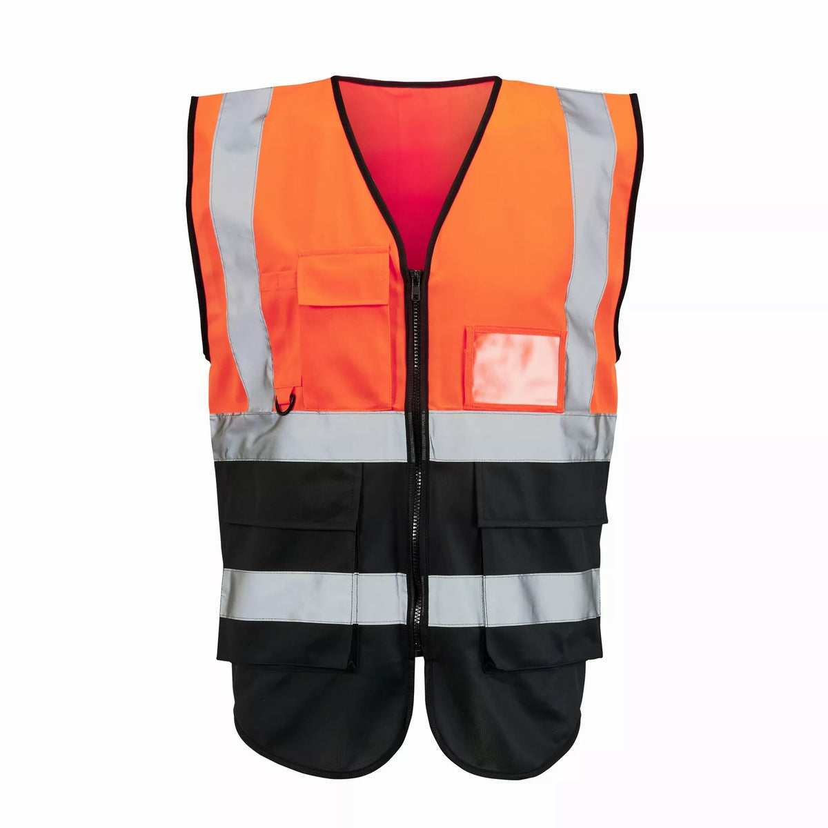 SHV-2568 Supertouch Hi Vis Orange 2 Tone Executive Vest