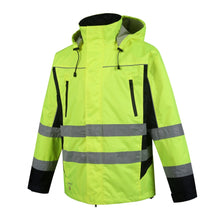 DENVER_G, HI-VIS SAFETY JACKET PESSO DENVER, YELLOW