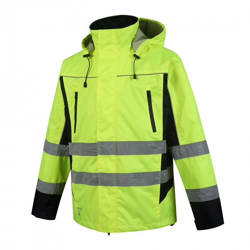 DENVER_G, HI-VIS SAFETY JACKET PESSO DENVER, YELLOW