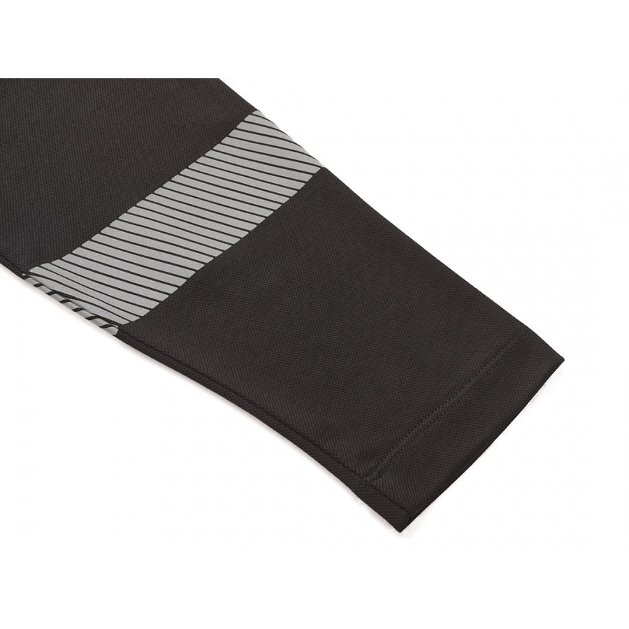 HVMIL_J, HIGH VISIBILITY LONG SLEEVE T-SHIRT PESSO, Black