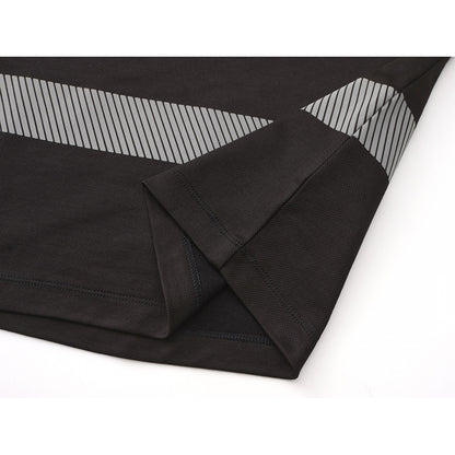 HVMIL_J, HIGH VISIBILITY LONG SLEEVE T-SHIRT PESSO, Black