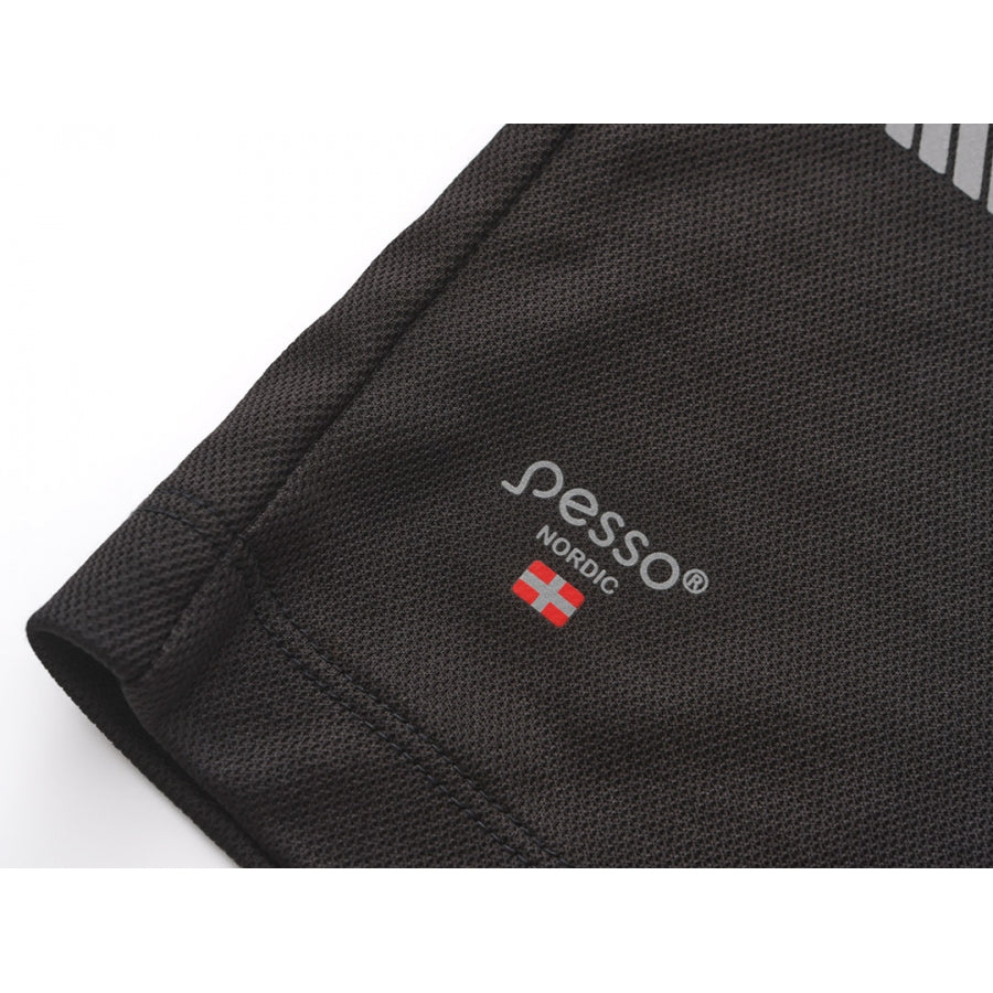 HVMIL_J, HIGH VISIBILITY LONG SLEEVE T-SHIRT PESSO, Black