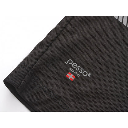 HVMIL_J, HIGH VISIBILITY LONG SLEEVE T-SHIRT PESSO, Black