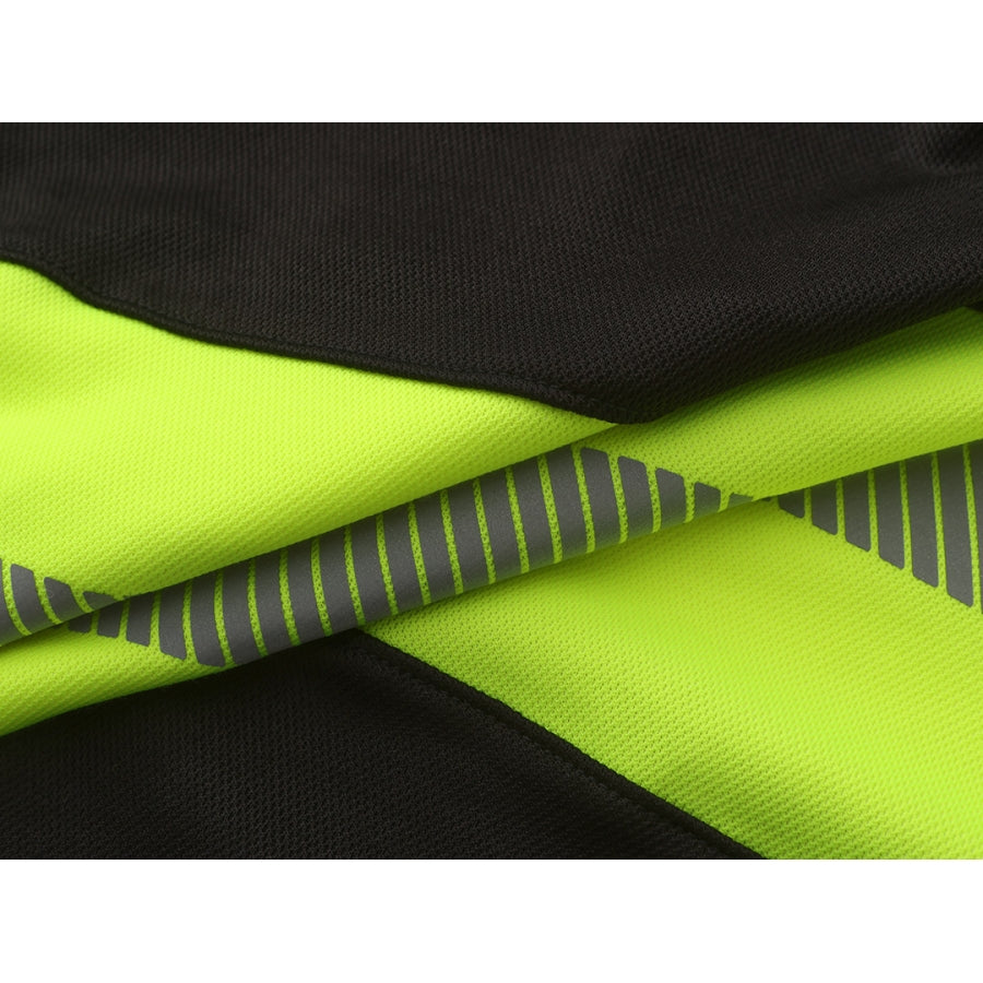 HVMIL_J, HIGH VISIBILITY LONG SLEEVE T-SHIRT PESSO, Black