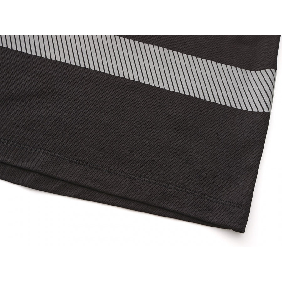 HVMIL_J, HIGH VISIBILITY LONG SLEEVE T-SHIRT PESSO, Black