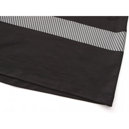 HVMIL_J, HIGH VISIBILITY LONG SLEEVE T-SHIRT PESSO, Black