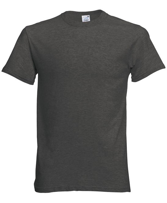 SS048, T-shirt RAL, Fruit Of The Loom, Original Tee Light Graphite