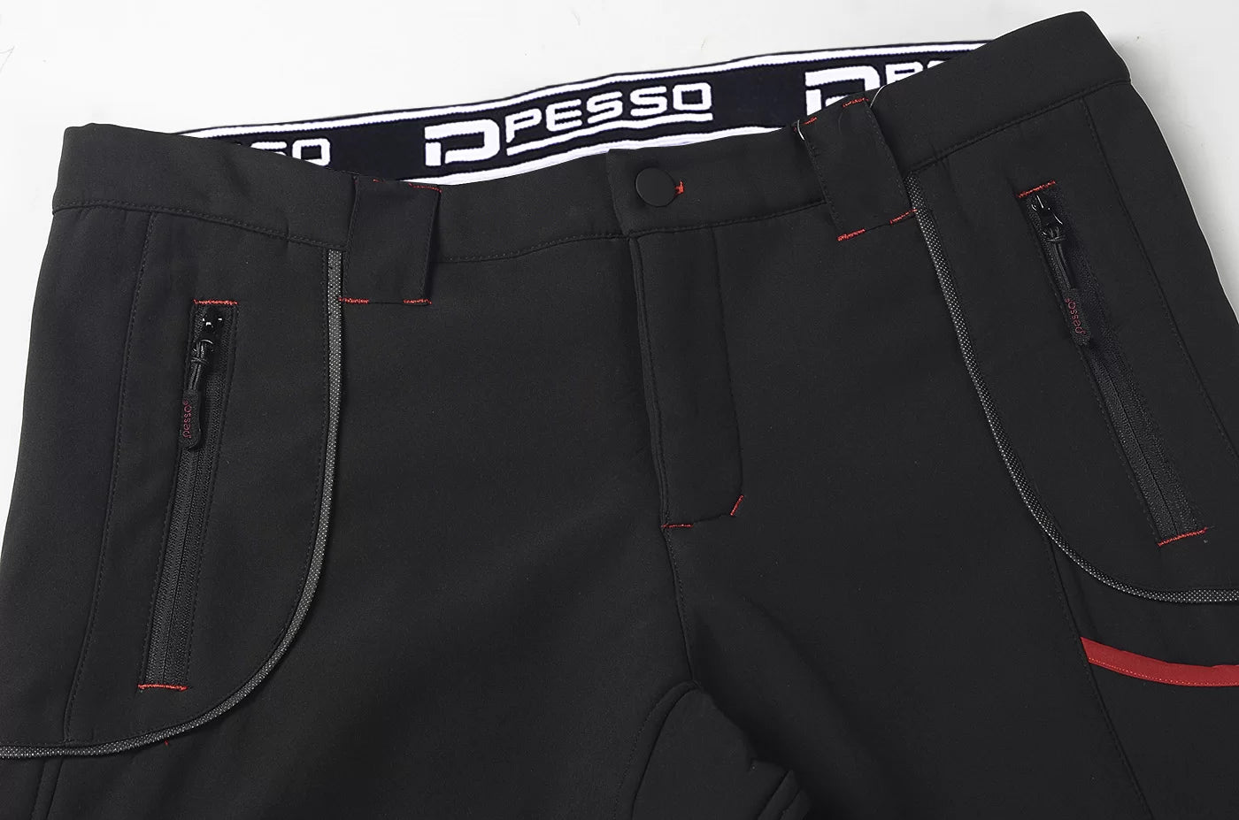 NEBRASKA_J, SOFTSHELL PANTS PESSO NEBRASKA, BLACK