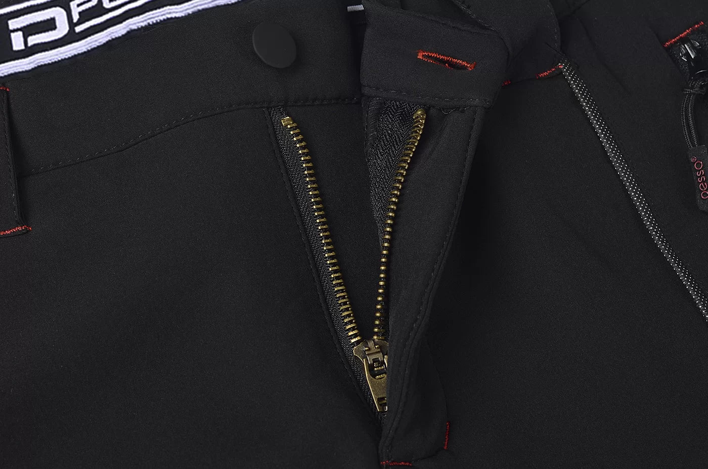 NEBRASKA_J, SOFTSHELL PANTS PESSO NEBRASKA, BLACK