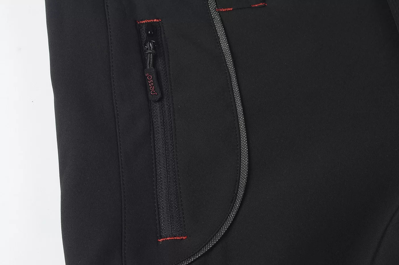 NEBRASKA_J, SOFTSHELL PANTS PESSO NEBRASKA, BLACK