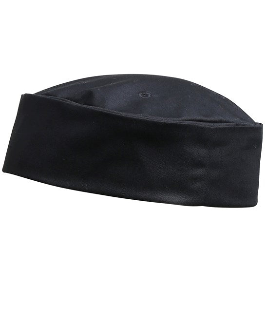 PR648 Premier Turn-up chef's hat (Black)