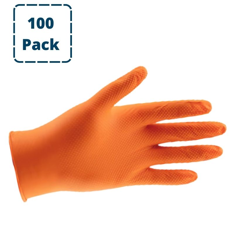 Pro-Grip Single Use Nitrile Textured Gloves