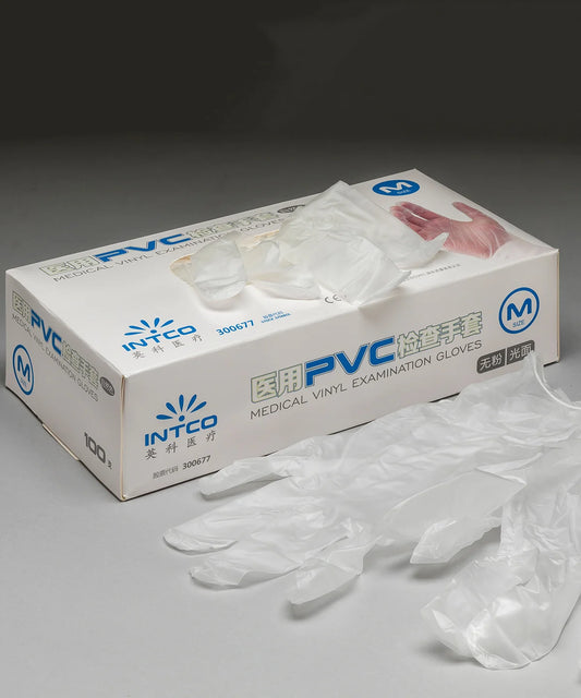 RV10X Medical vinyl examination gloves clear (Pack of 100), Result.