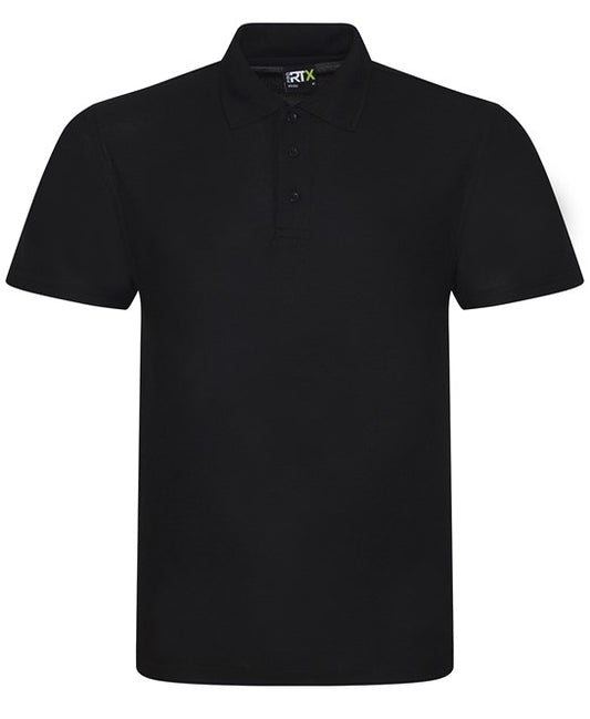 SHORT SLEEVE POLO RTX PRO RX105 POLYESTER (BLACK)