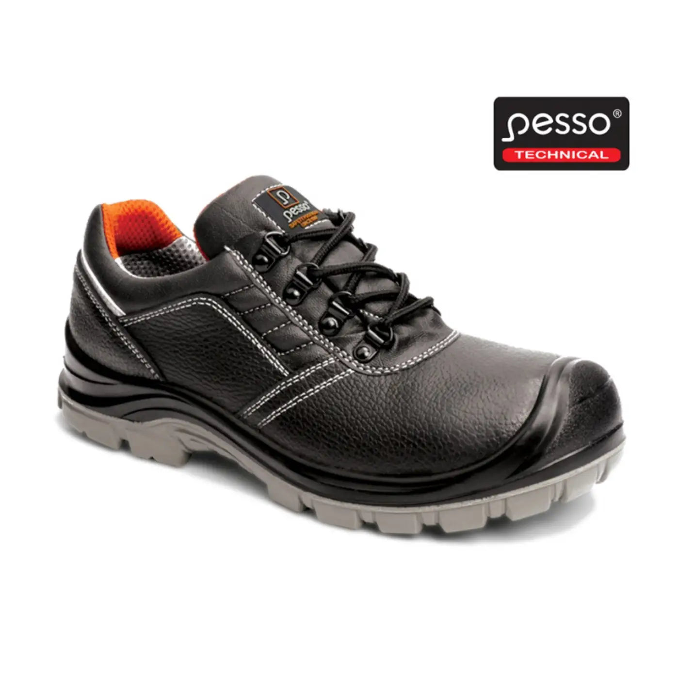 B469 NATURAL LEATHER SAFETY SHOES PESSO