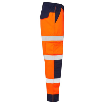 SHV-40R891-D Supertouch Hi-Vis 2 Tone Orange Combat Trousers
