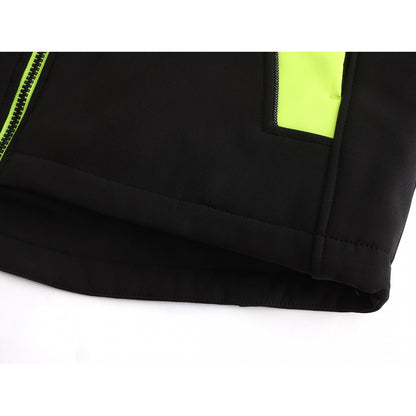 VESTA , SOFTSHELL VEST PESSO SOFTBLACK, BLACK YELLOW