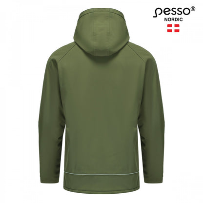 OTAVA_OG, SoftShell Winter Jacket Pesso Otava, olive green