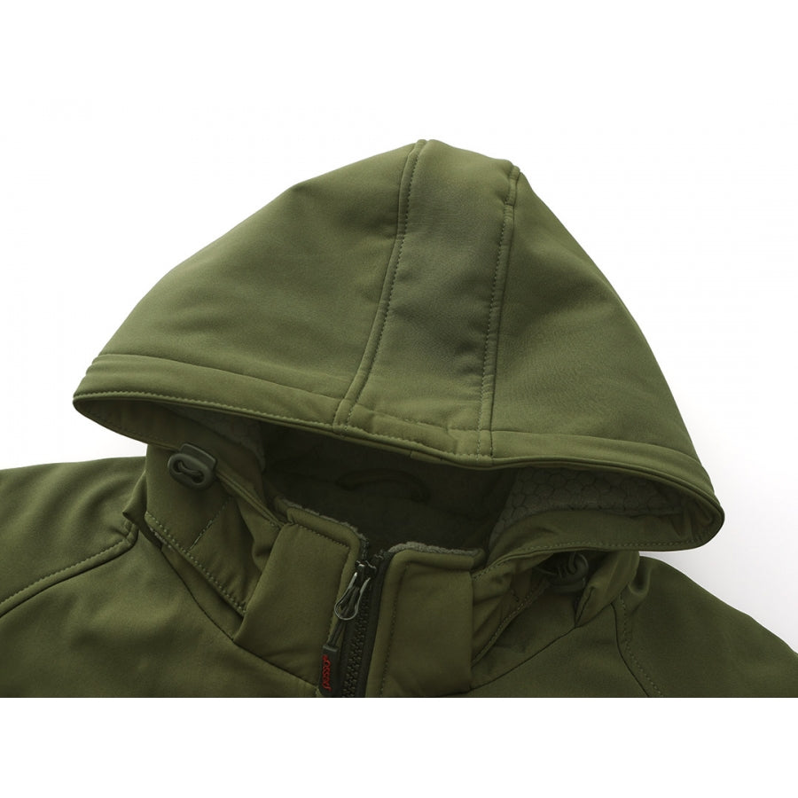 OTAVA_OG, SoftShell Winter Jacket Pesso Otava, olive green