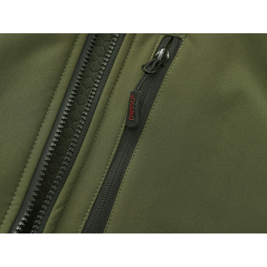 OTAVA_OG, SoftShell Winter Jacket Pesso Otava, olive green
