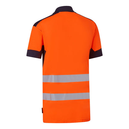 SYH-304D HV System Eco Two Tone Polo (ORANGE)