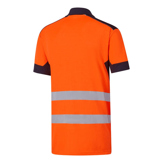 SYH-304D HV System Eco Two Tone Polo (ORANGE)