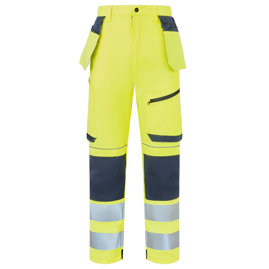 SYH-401RC (YELLOW) Supertouch HV System Eco Two Tone Removable Holster Trousers