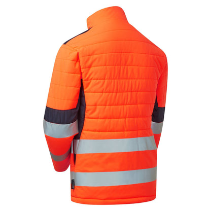 SYH-058D HV System Eco Two Tone Thermal Baffle Jacket (ORANGE)
