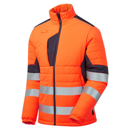 SYH-058D HV System Eco Two Tone Thermal Baffle Jacket (ORANGE)