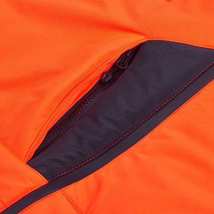 SYH-058D HV System Eco Two Tone Thermal Baffle Jacket (ORANGE)