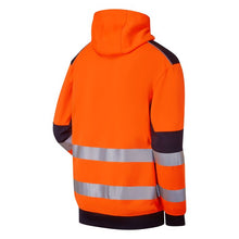 SYH-751D System Hi-Vis Eco Zip Thru Orange Hoodie