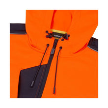 SYH-751D System Hi-Vis Eco Zip Thru Orange Hoodie