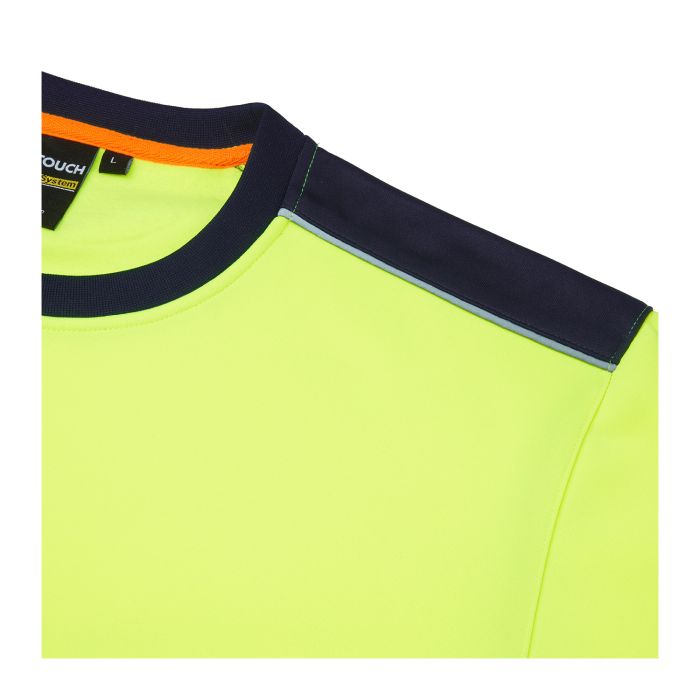 SYH-654C System Hi-Vis ECO Crew Neck Yellow Sweatshirt