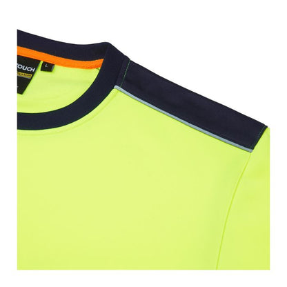 SYH-654C System Hi-Vis ECO Crew Neck Yellow Sweatshirt