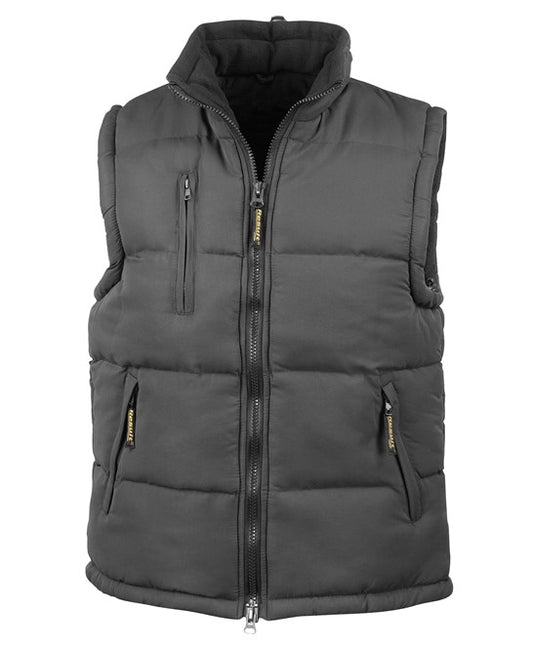 RE88A RAL Result Bodywarmer Ultra Padded Black