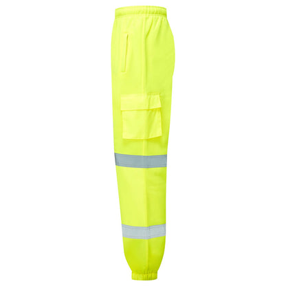 SHV-50141 Supertouch Eco Hi Vis Yellow Joggers PANTS (YELLOW)