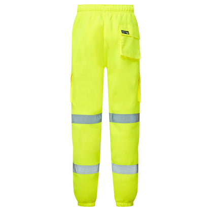 SHV-50141 Supertouch Eco Hi Vis Yellow Joggers PANTS (YELLOW)